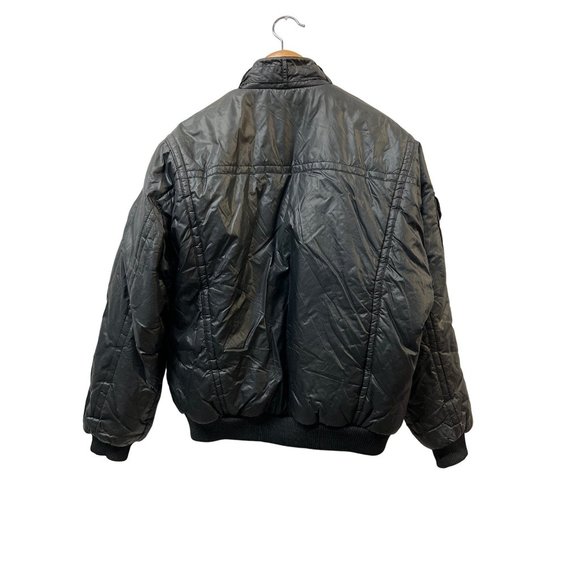 CAT Licensed Merchandise Caterpillar Turning Point Vintage Nylon Puffer Jacket - Picture 2 of 15